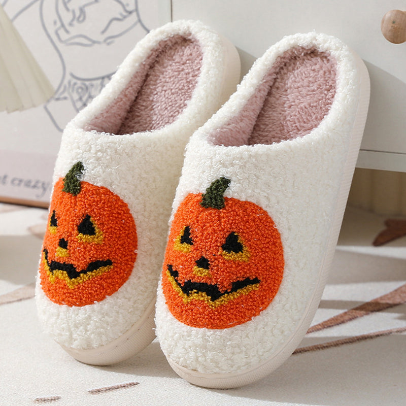 SkeleToes Pumpkin slippers