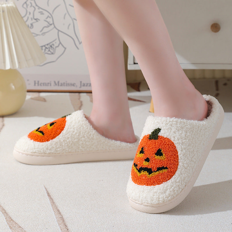 SkeleToes Pumpkin slippers