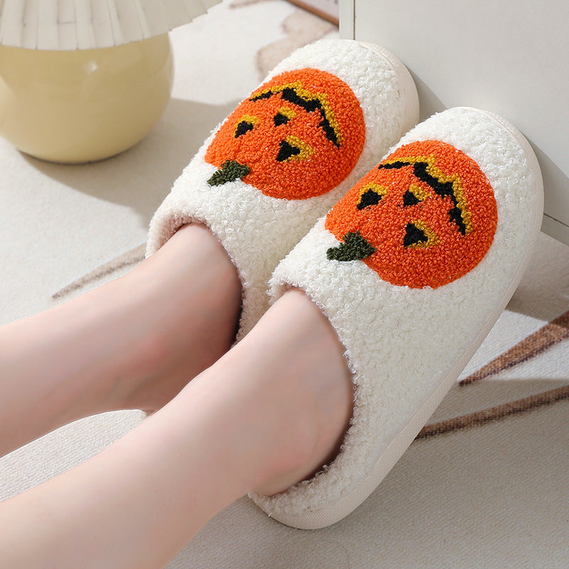 SkeleToes Pumpkin slippers