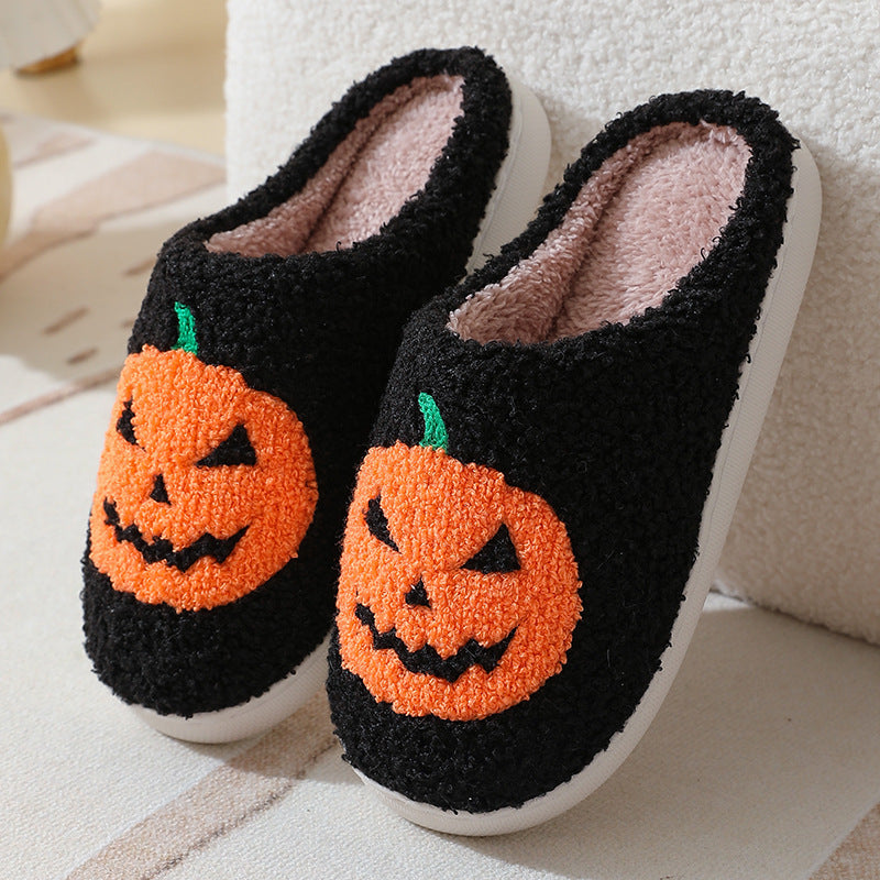 SkeleToes Pumpkin slippers